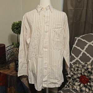 Men's Dress Shirt with Vertical Stripes